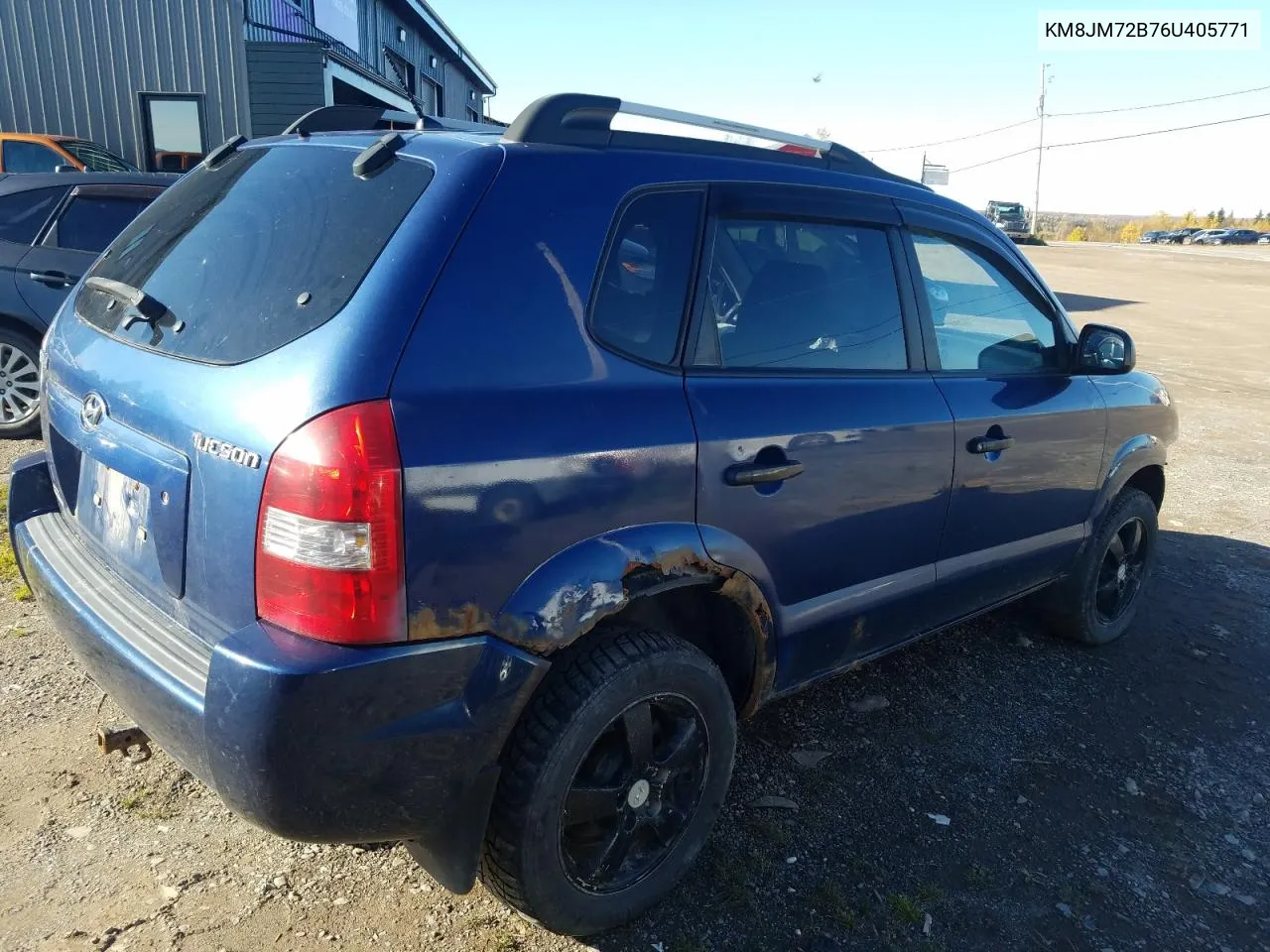 2006 Hyundai Tucson Gl VIN: KM8JM72B76U405771 Lot: 76751074