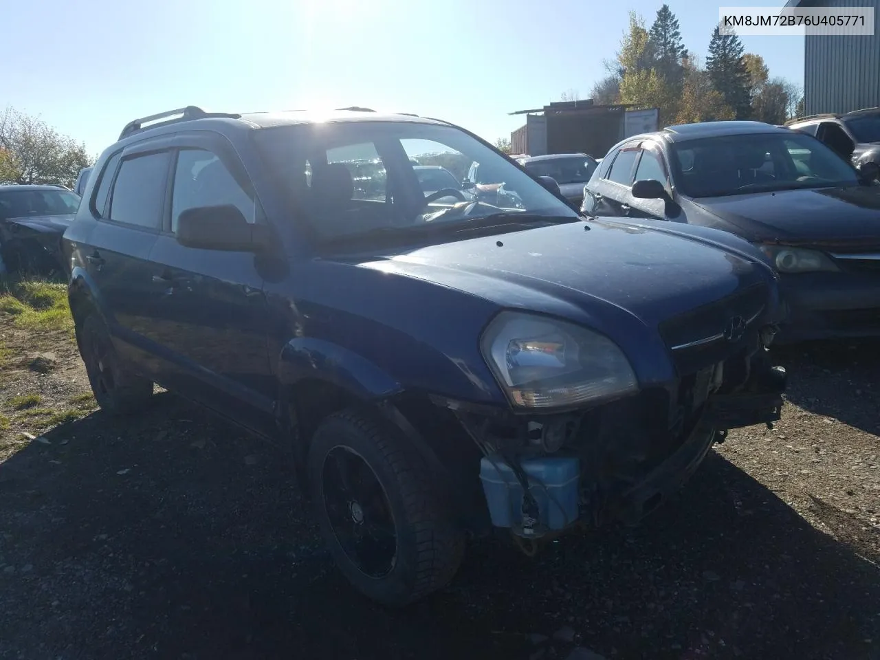 2006 Hyundai Tucson Gl VIN: KM8JM72B76U405771 Lot: 76751074