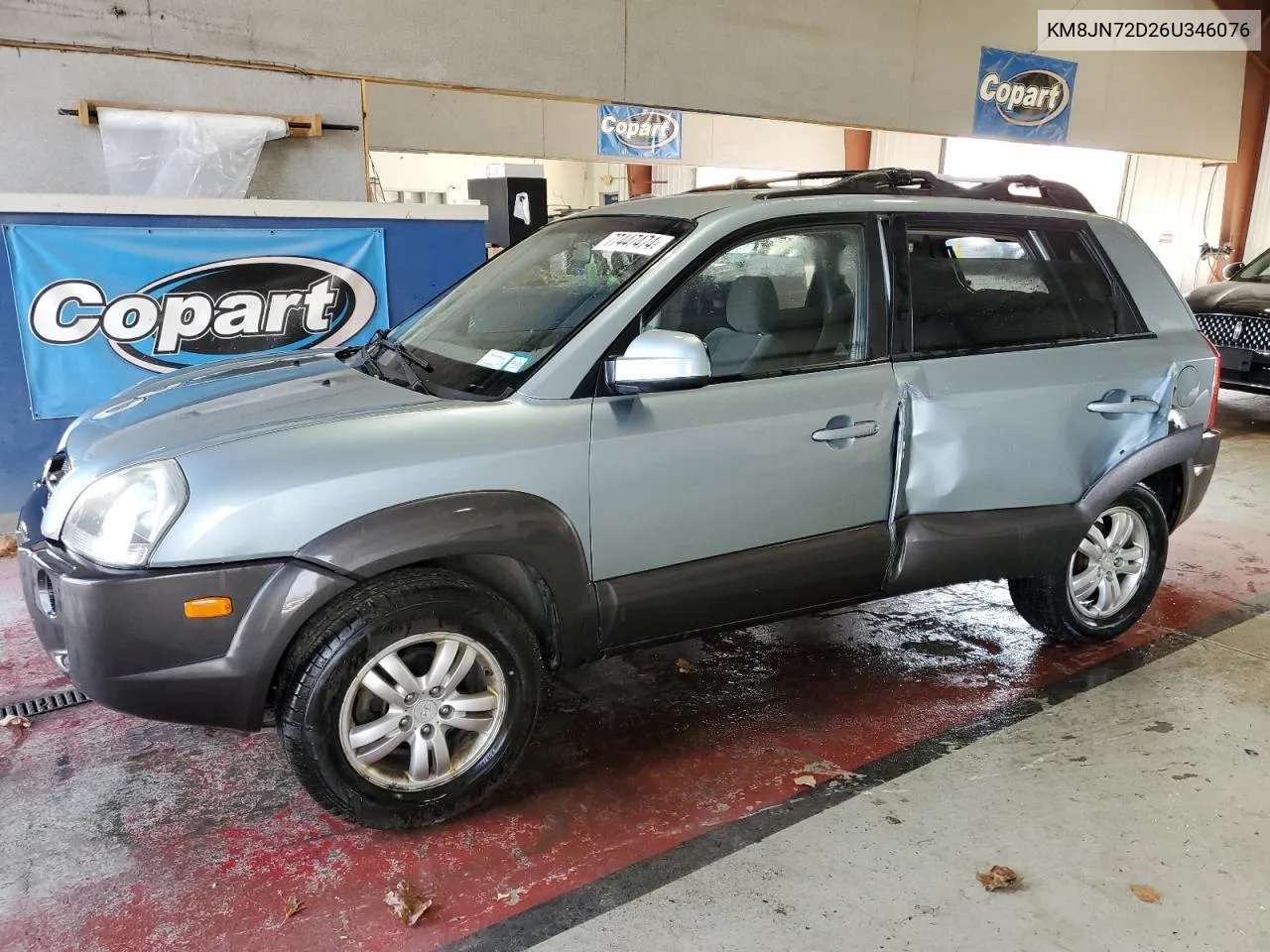 2006 Hyundai Tucson Gls VIN: KM8JN72D26U346076 Lot: 77447474