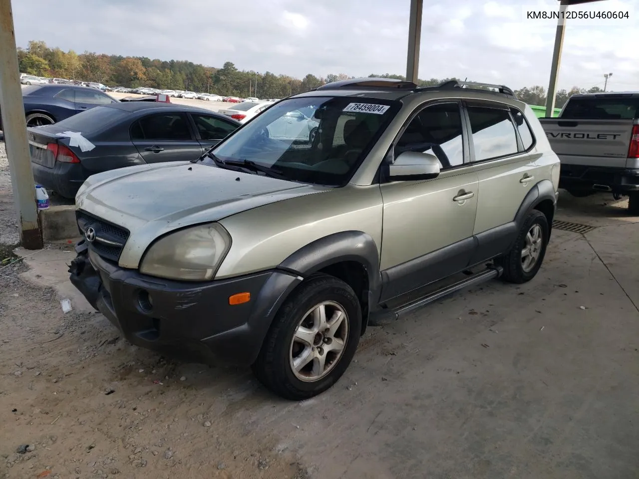 2006 Hyundai Tucson Gls VIN: KM8JN12D56U460604 Lot: 78459004