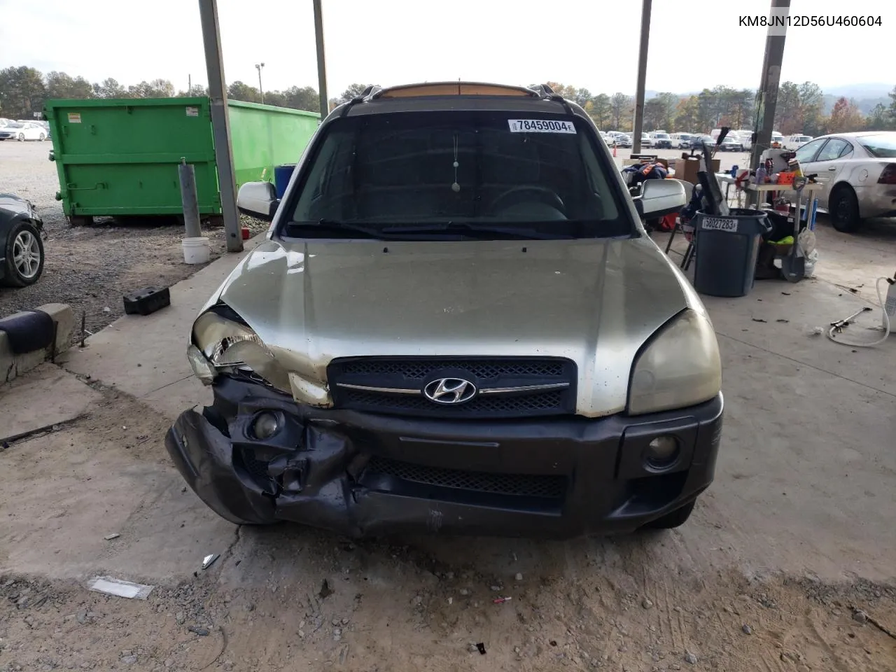 2006 Hyundai Tucson Gls VIN: KM8JN12D56U460604 Lot: 78459004