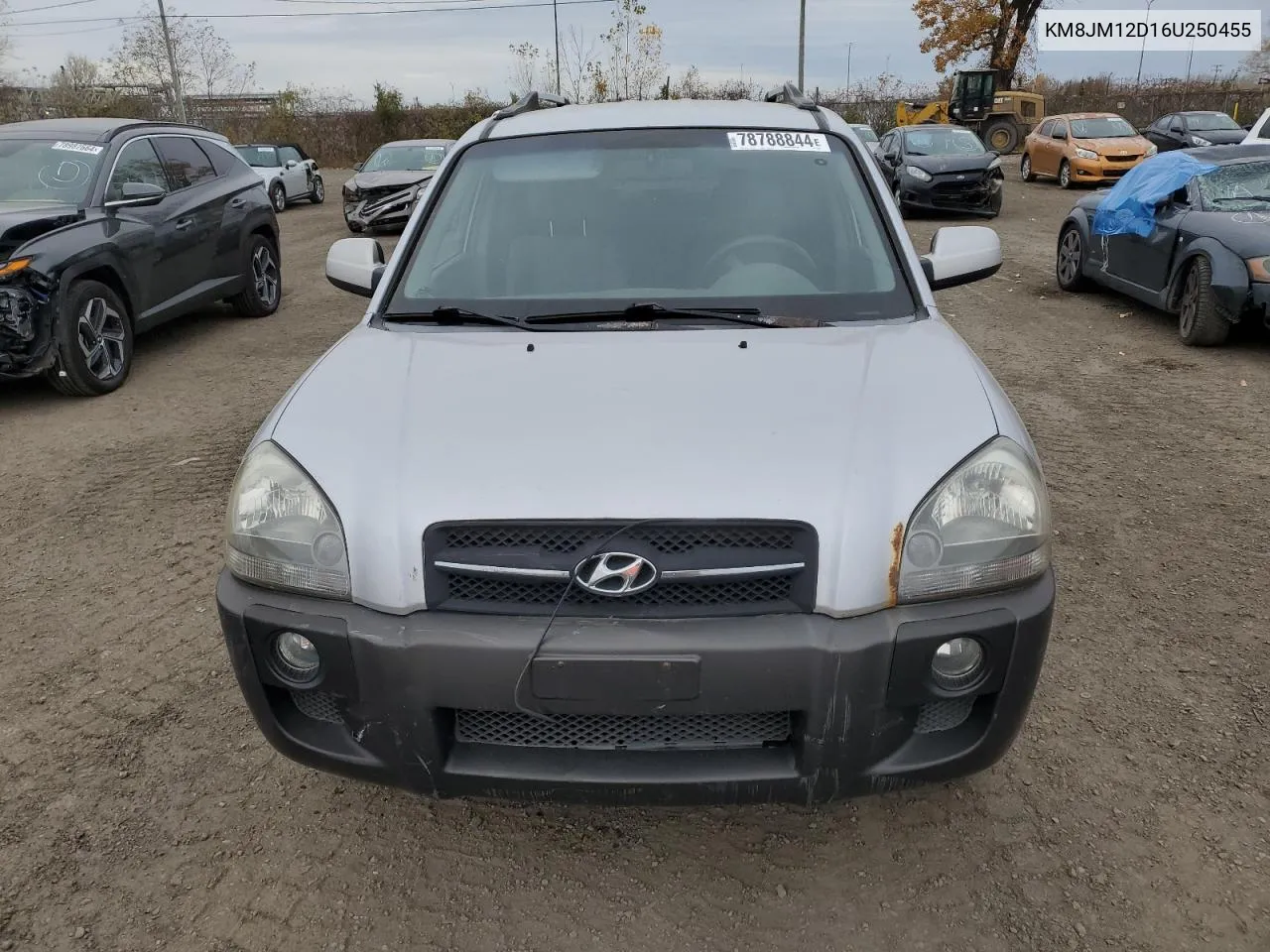 2006 Hyundai Tucson Gl VIN: KM8JM12D16U250455 Lot: 78788844