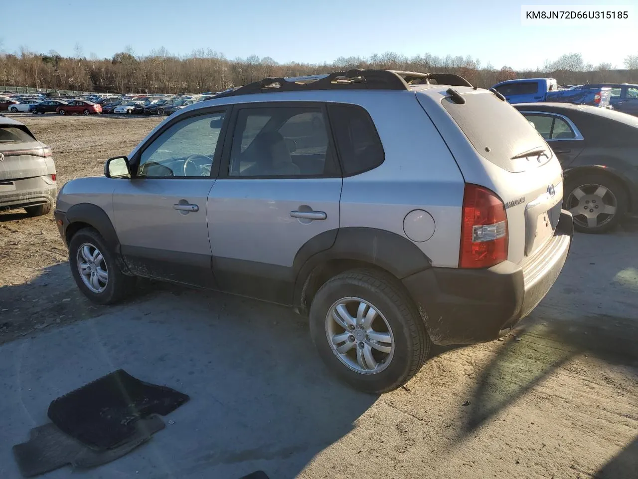 2006 Hyundai Tucson Gls VIN: KM8JN72D66U315185 Lot: 79770384