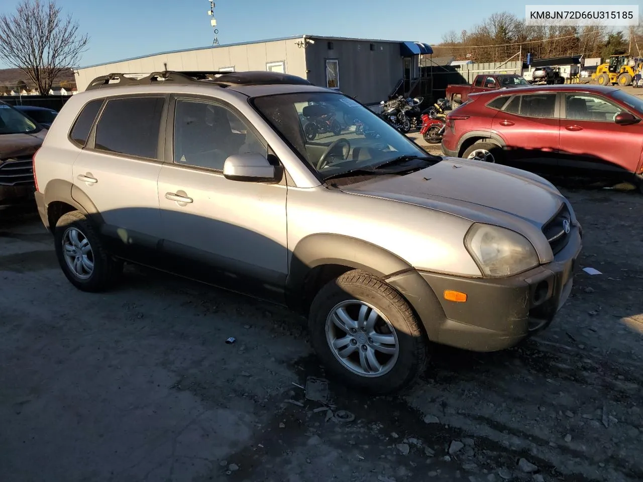 2006 Hyundai Tucson Gls VIN: KM8JN72D66U315185 Lot: 79770384