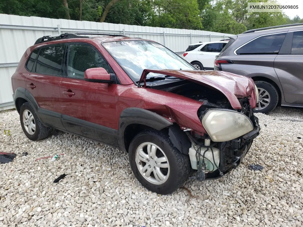 KM8JN12D37U609805 2007 Hyundai Tucson Se