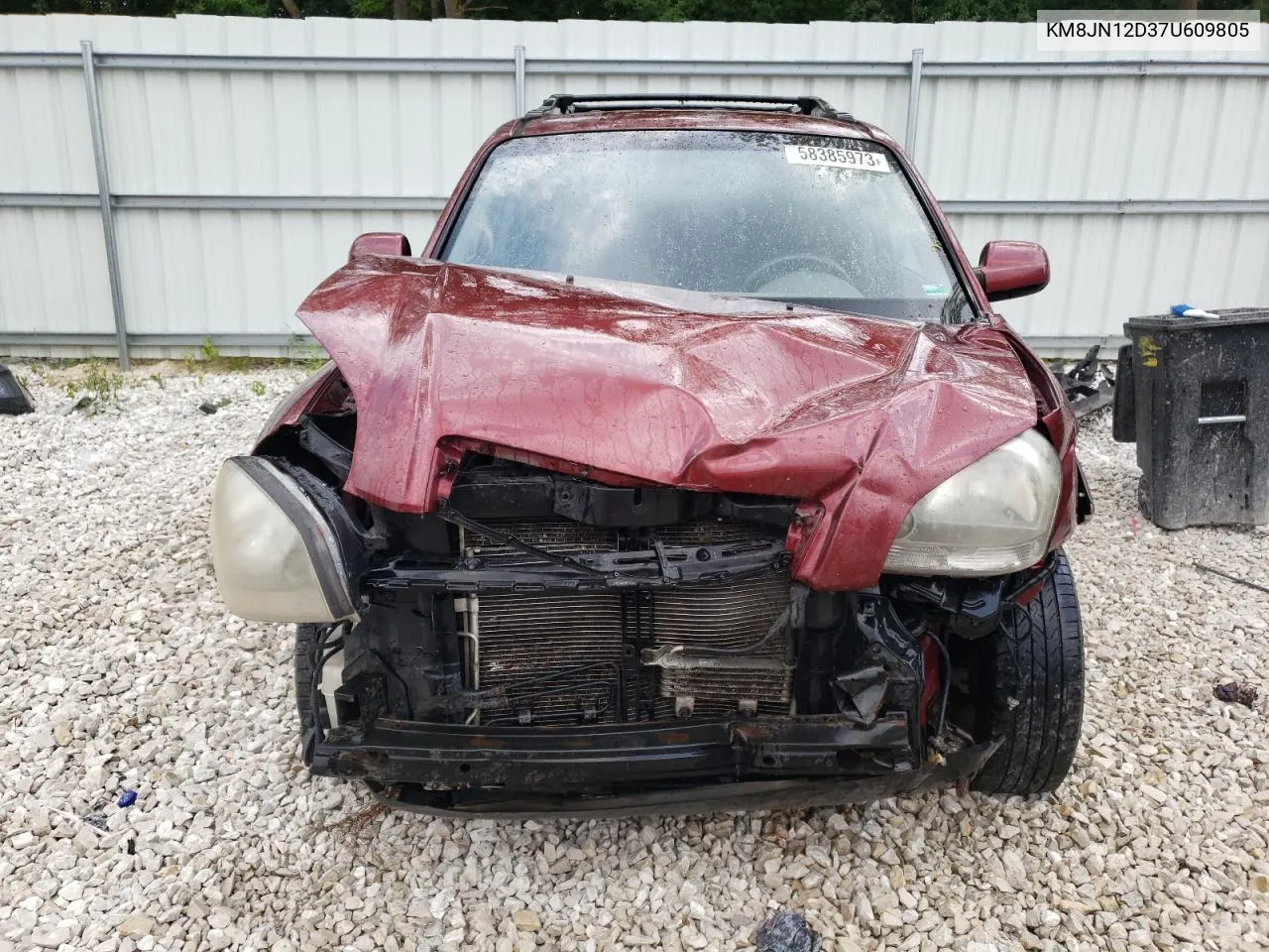 KM8JN12D37U609805 2007 Hyundai Tucson Se