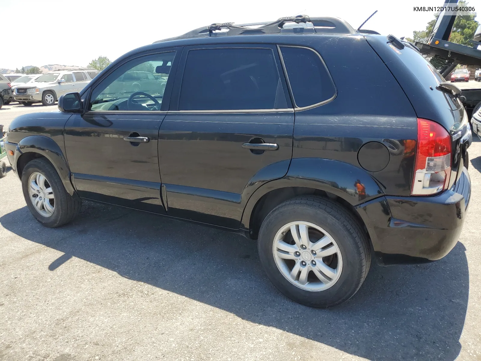 2007 Hyundai Tucson Se VIN: KM8JN12D17U540306 Lot: 58783544