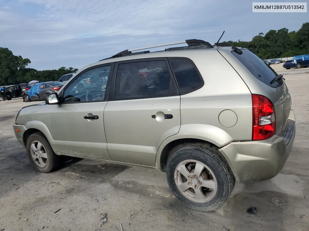 2007 Hyundai Tucson Gls VIN: KM8JM12B87U513542 Lot: 60392044