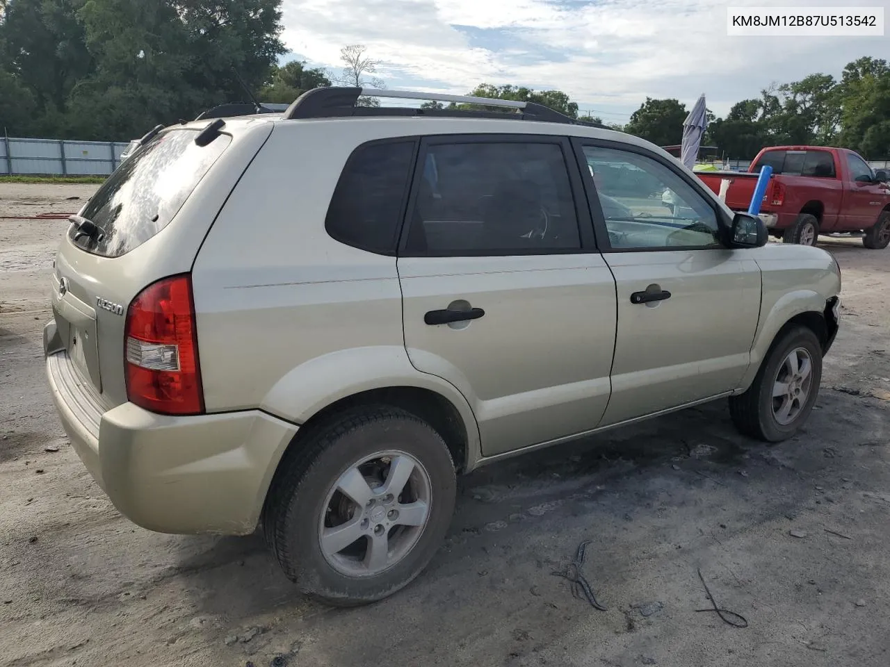 2007 Hyundai Tucson Gls VIN: KM8JM12B87U513542 Lot: 60392044