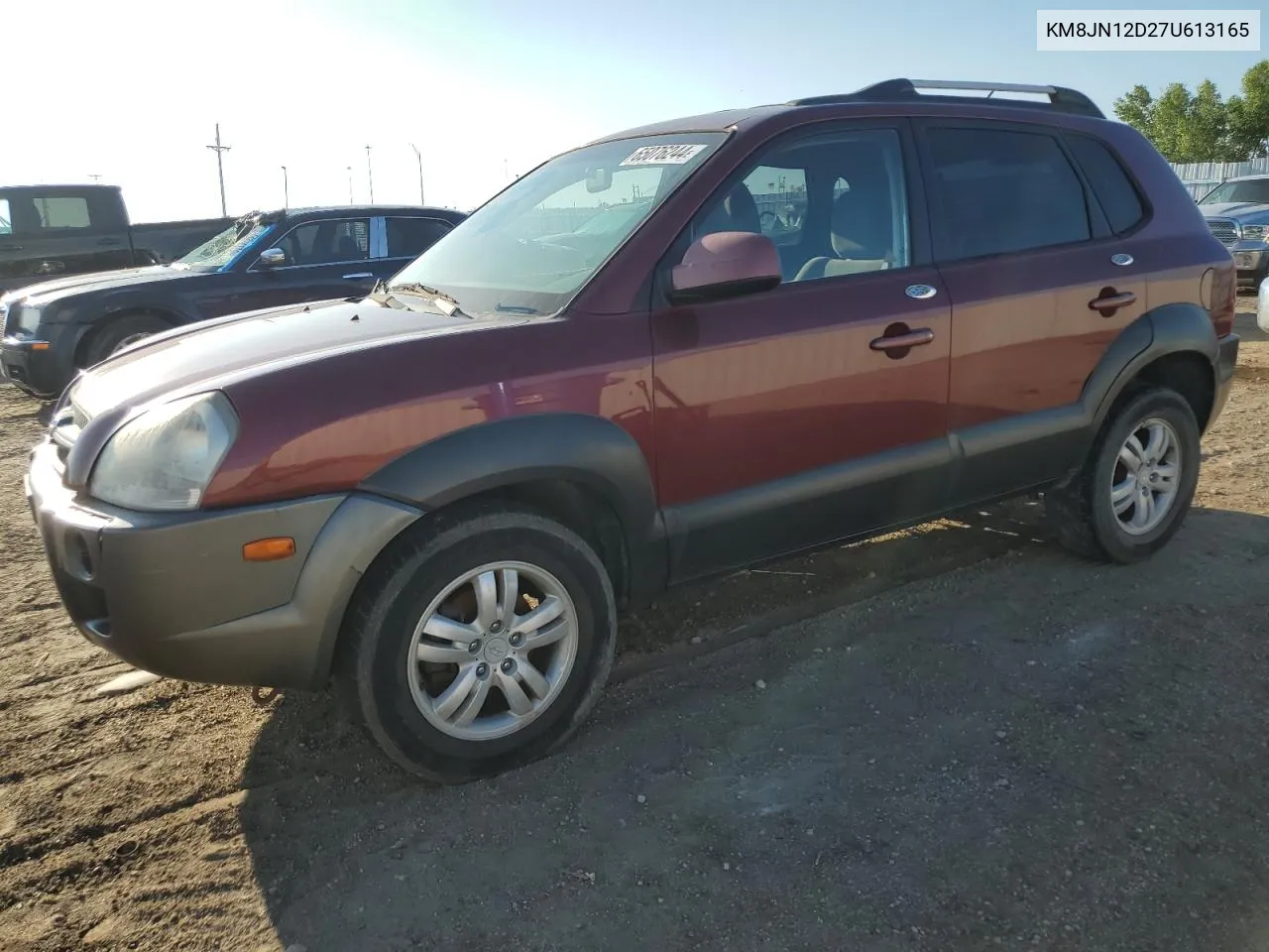 2007 Hyundai Tucson Se VIN: KM8JN12D27U613165 Lot: 65076244