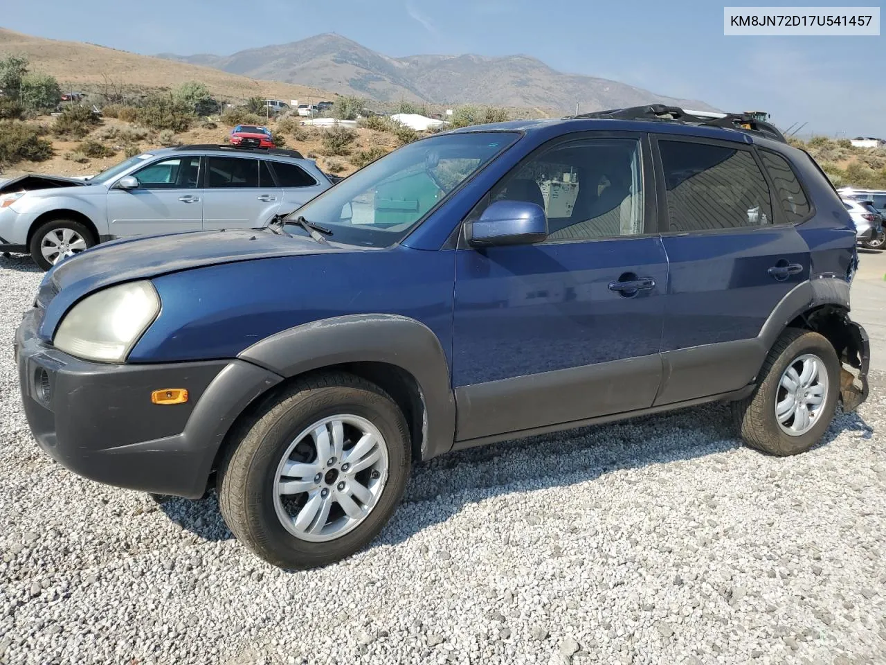 2007 Hyundai Tucson Se VIN: KM8JN72D17U541457 Lot: 65384664