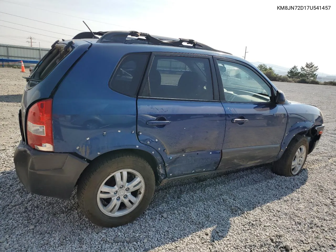 2007 Hyundai Tucson Se VIN: KM8JN72D17U541457 Lot: 65384664