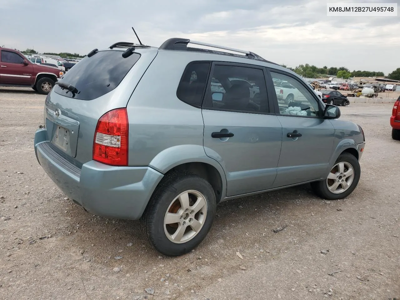 2007 Hyundai Tucson Gls VIN: KM8JM12B27U495748 Lot: 65995374