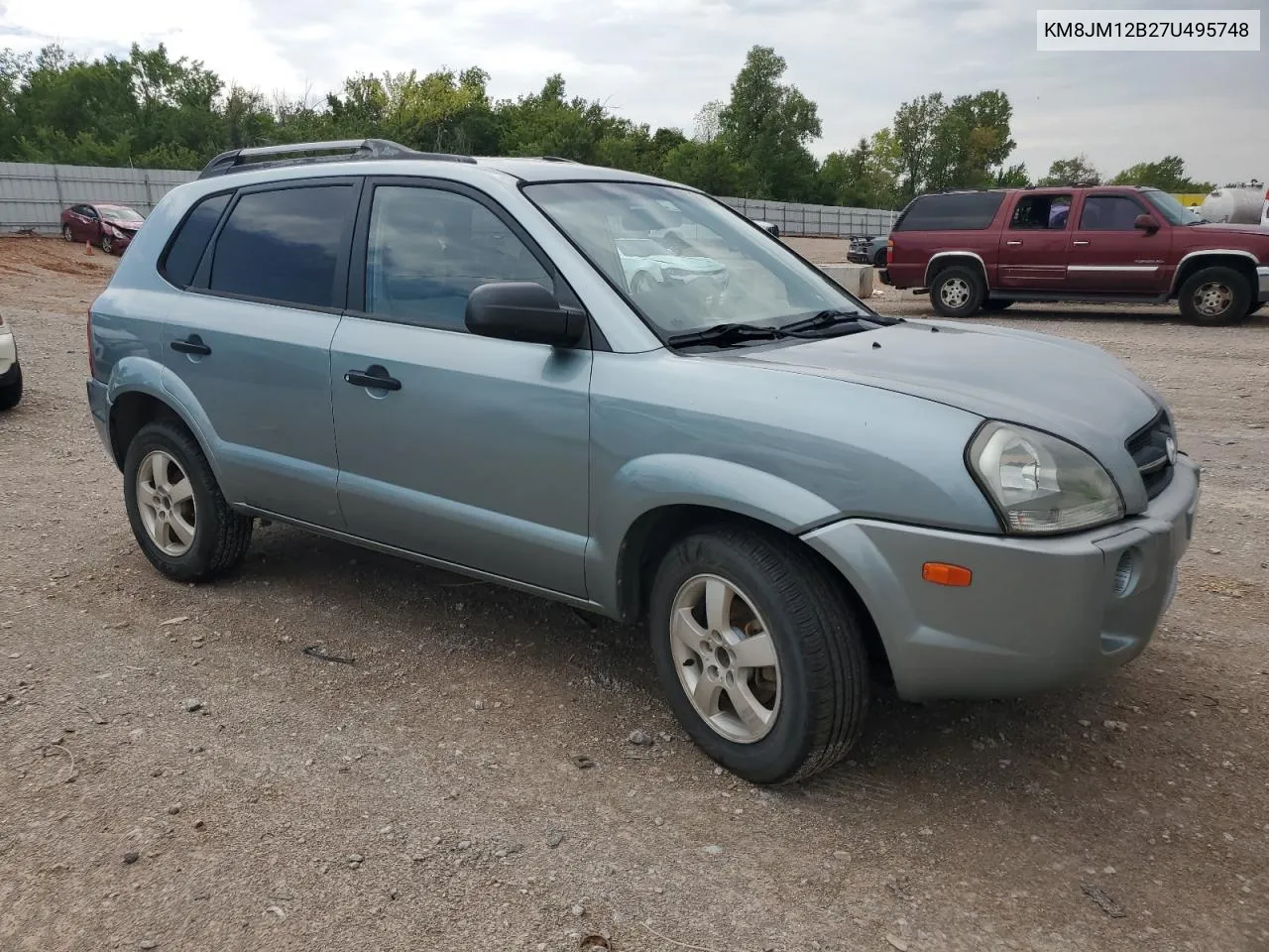 2007 Hyundai Tucson Gls VIN: KM8JM12B27U495748 Lot: 65995374