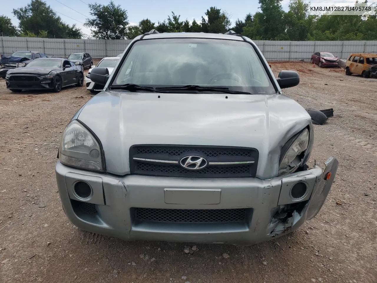 2007 Hyundai Tucson Gls VIN: KM8JM12B27U495748 Lot: 65995374