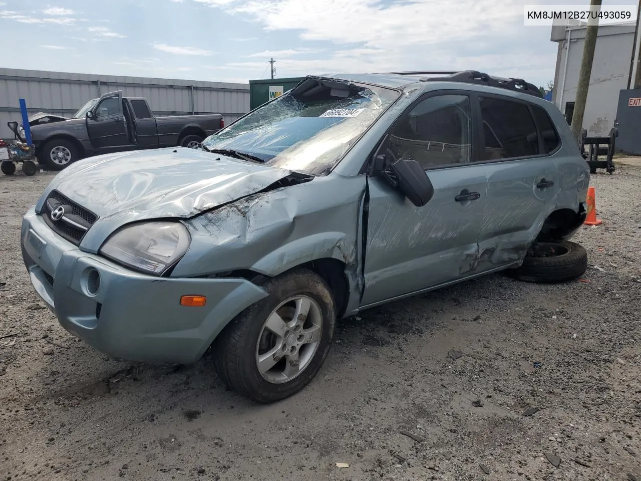 2007 Hyundai Tucson Gls VIN: KM8JM12B27U493059 Lot: 66892704