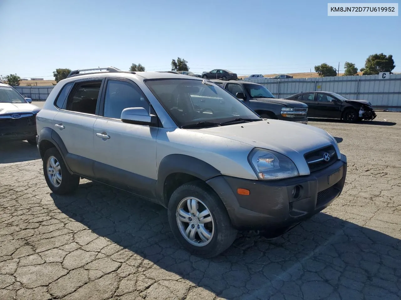 KM8JN72D77U619952 2007 Hyundai Tucson Se