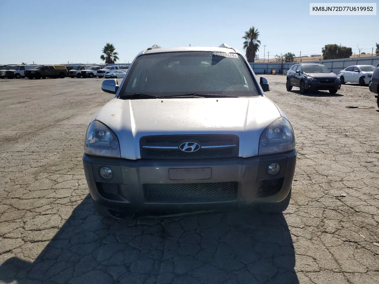 2007 Hyundai Tucson Se VIN: KM8JN72D77U619952 Lot: 67889374