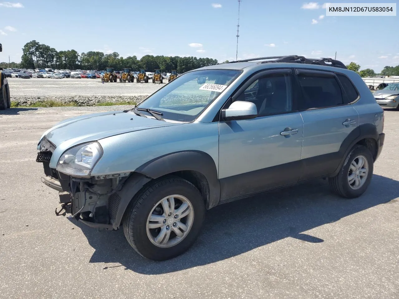 2007 Hyundai Tucson Se VIN: KM8JN12D67U583054 Lot: 68266094