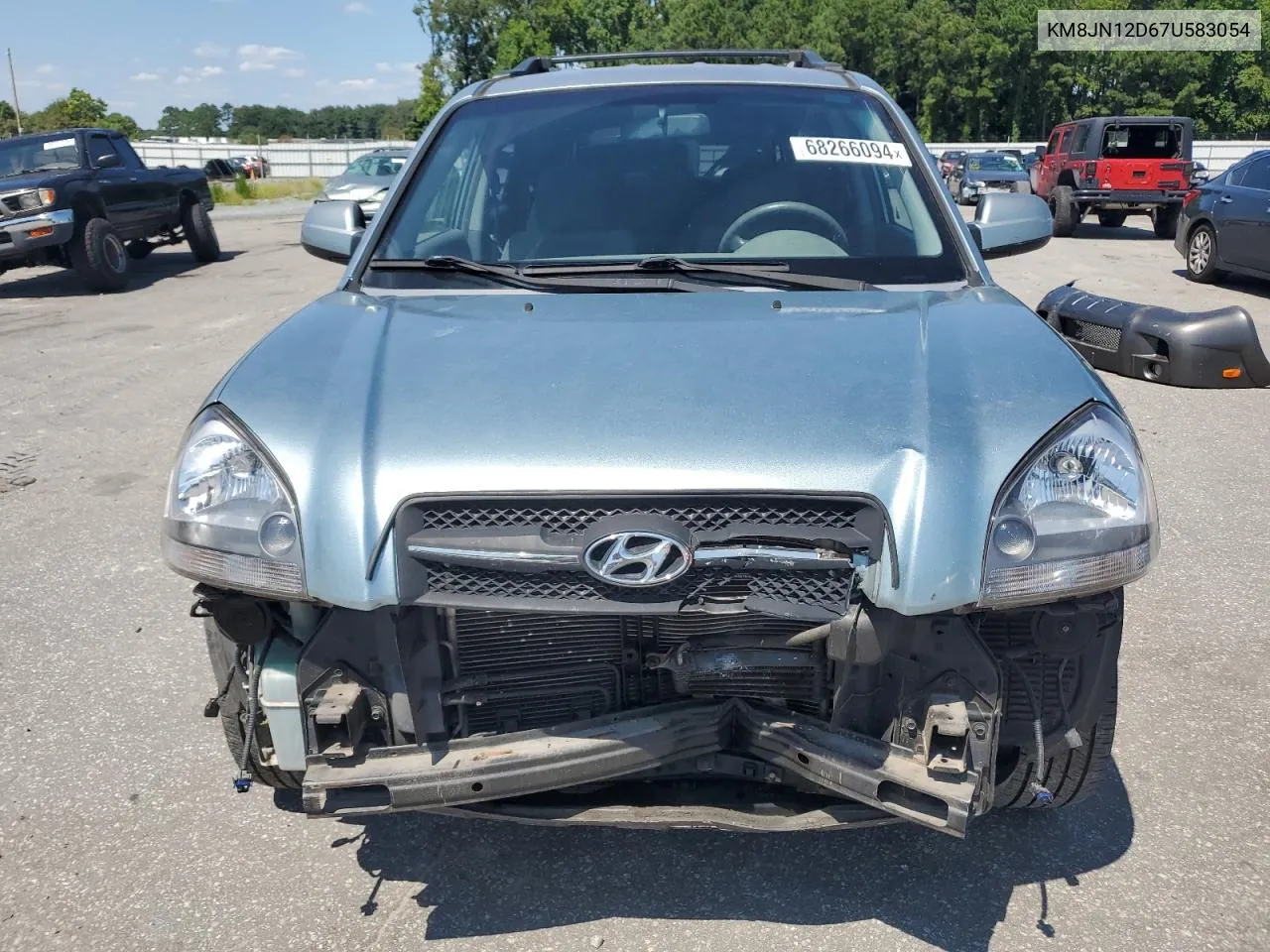 2007 Hyundai Tucson Se VIN: KM8JN12D67U583054 Lot: 68266094