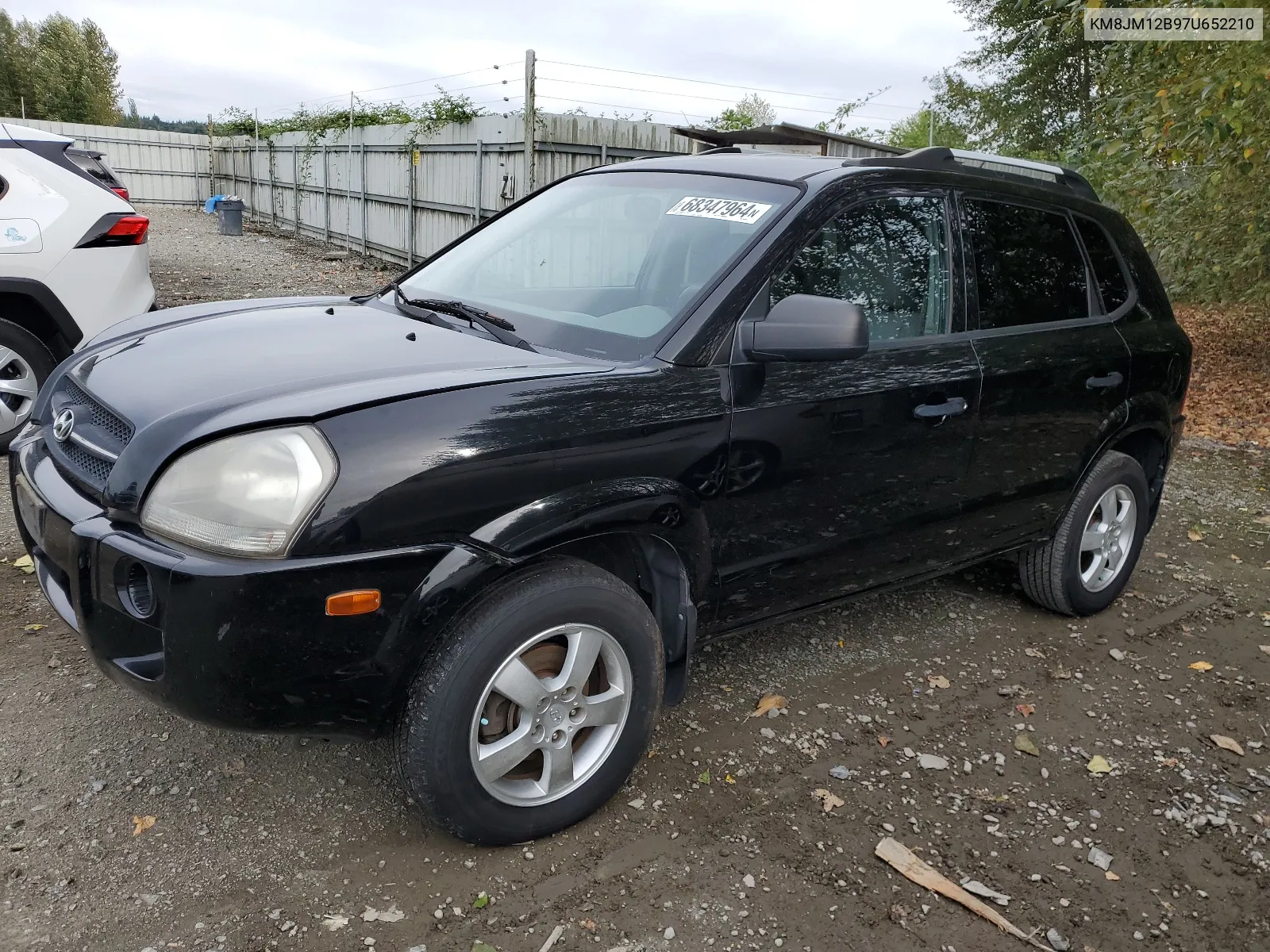 KM8JM12B97U652210 2007 Hyundai Tucson Gls