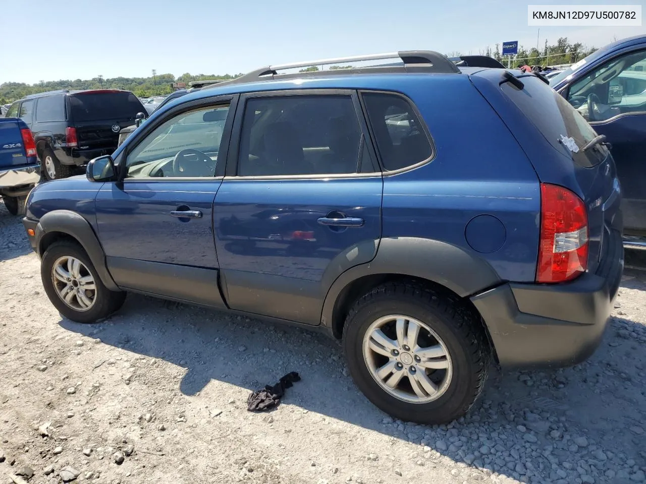 2007 Hyundai Tucson Se VIN: KM8JN12D97U500782 Lot: 68559294