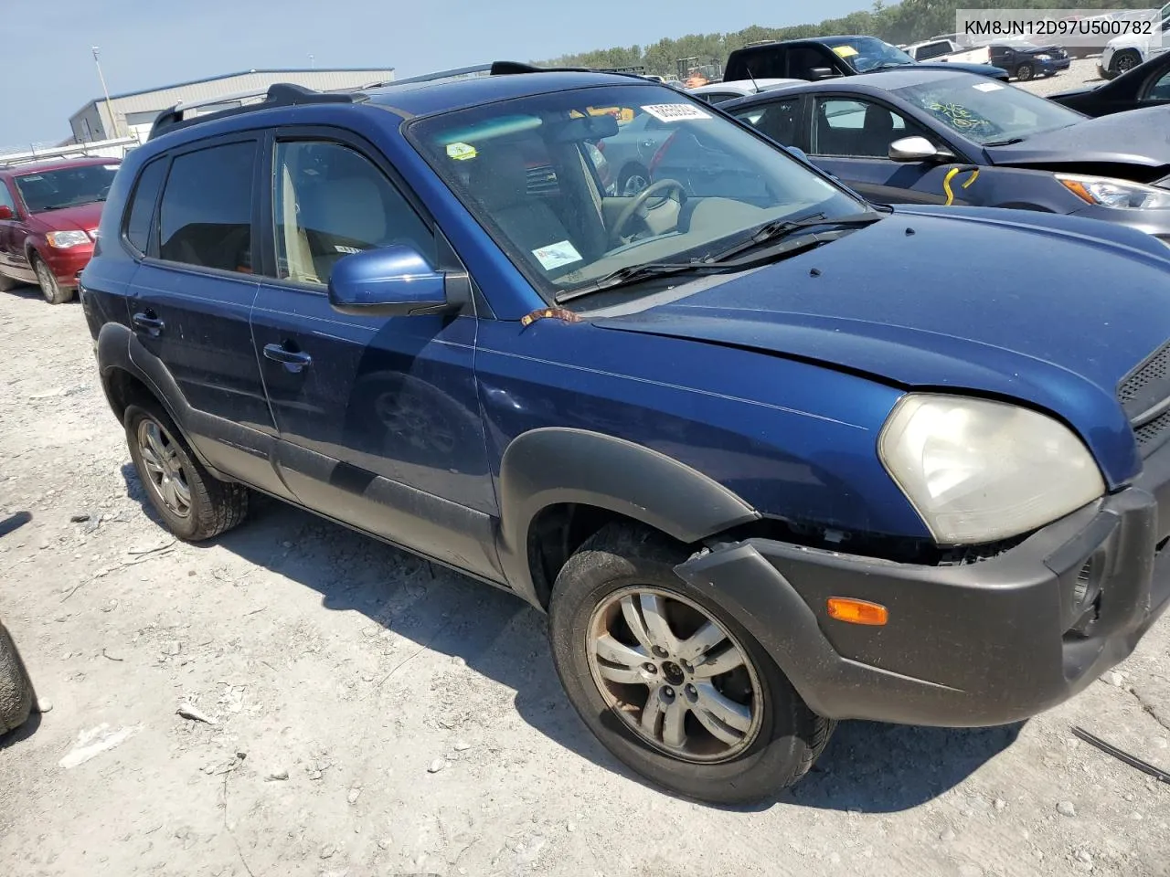 2007 Hyundai Tucson Se VIN: KM8JN12D97U500782 Lot: 68559294