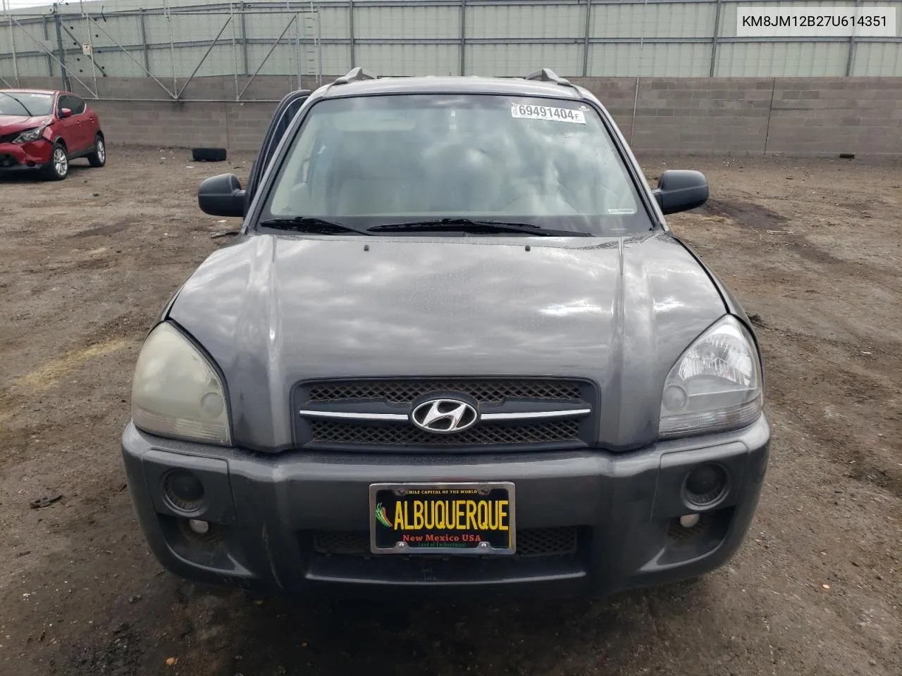 2007 Hyundai Tucson Gls VIN: KM8JM12B27U614351 Lot: 69491404