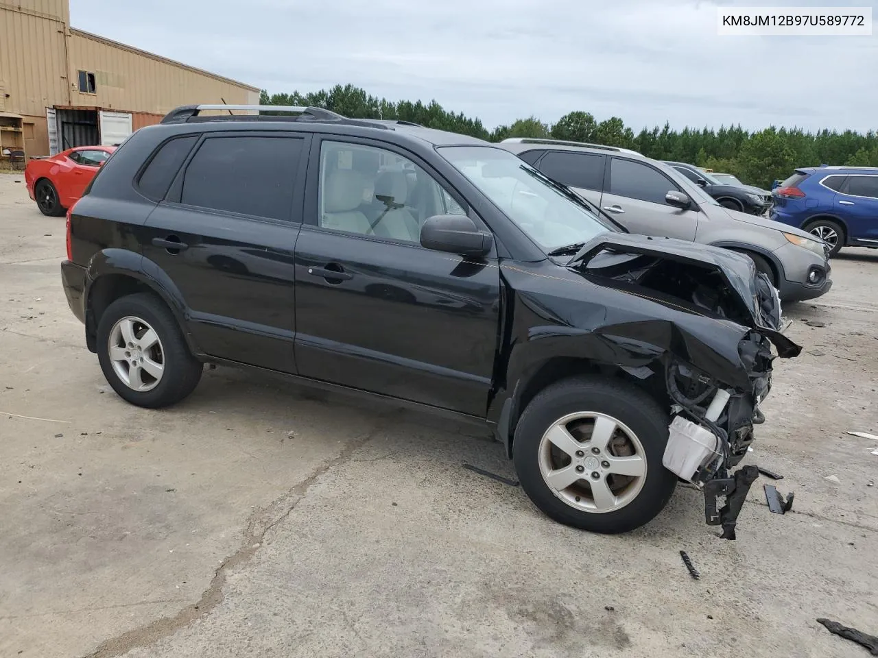 2007 Hyundai Tucson Gls VIN: KM8JM12B97U589772 Lot: 70192444