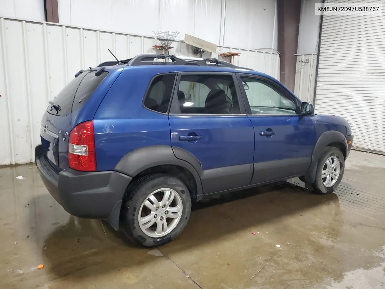 2007 Hyundai Tucson Se VIN: KM8JN72D97U588767 Lot: 70637684