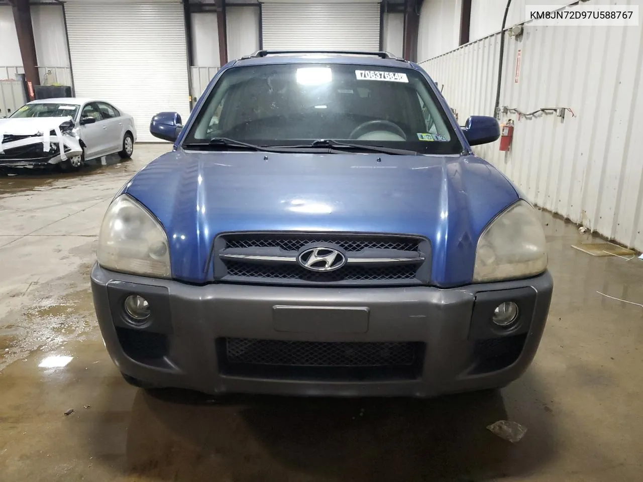 2007 Hyundai Tucson Se VIN: KM8JN72D97U588767 Lot: 70637684