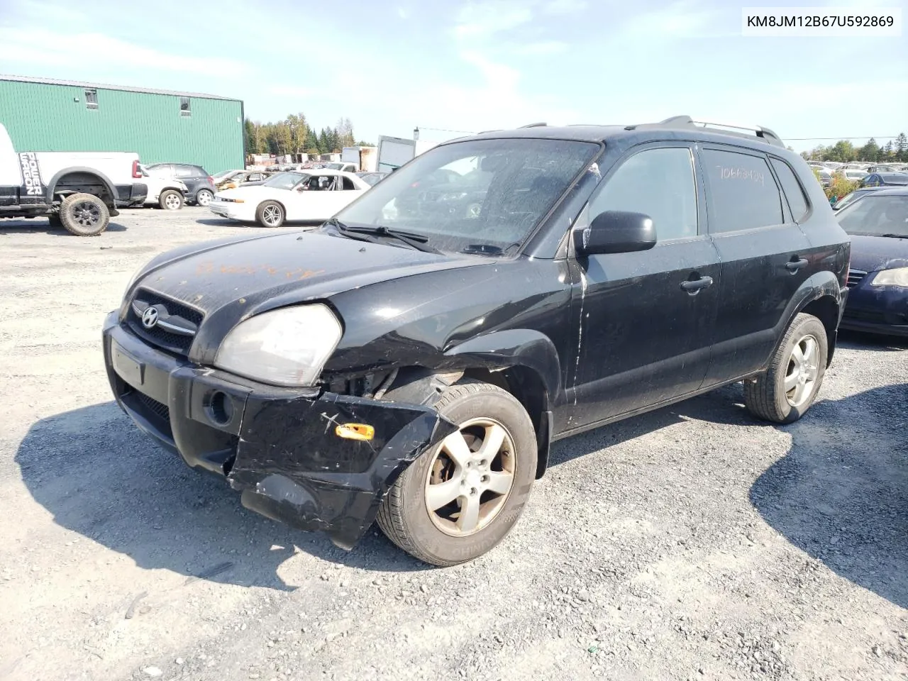 2007 Hyundai Tucson Gls VIN: KM8JM12B67U592869 Lot: 70662424