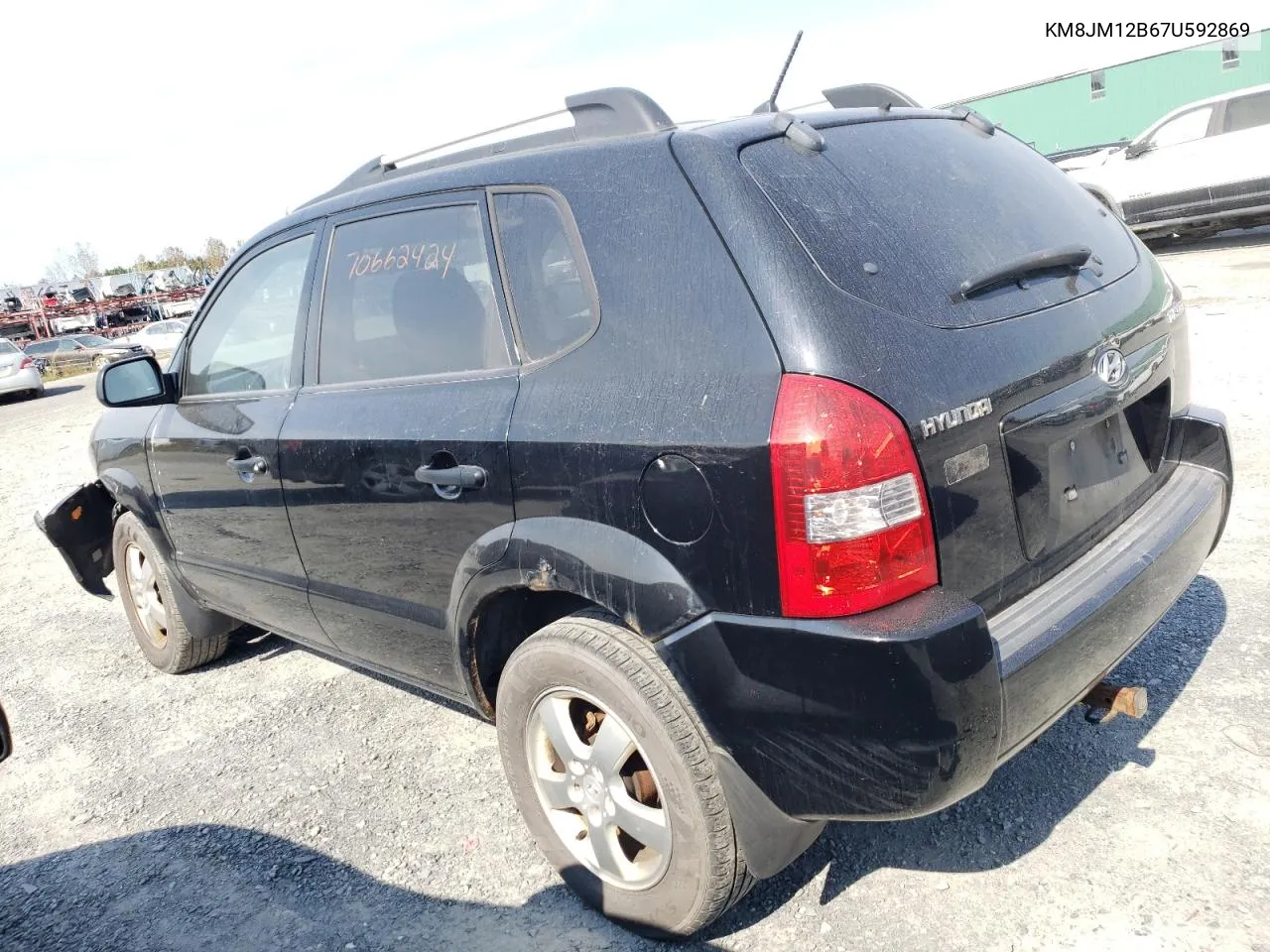 2007 Hyundai Tucson Gls VIN: KM8JM12B67U592869 Lot: 70662424