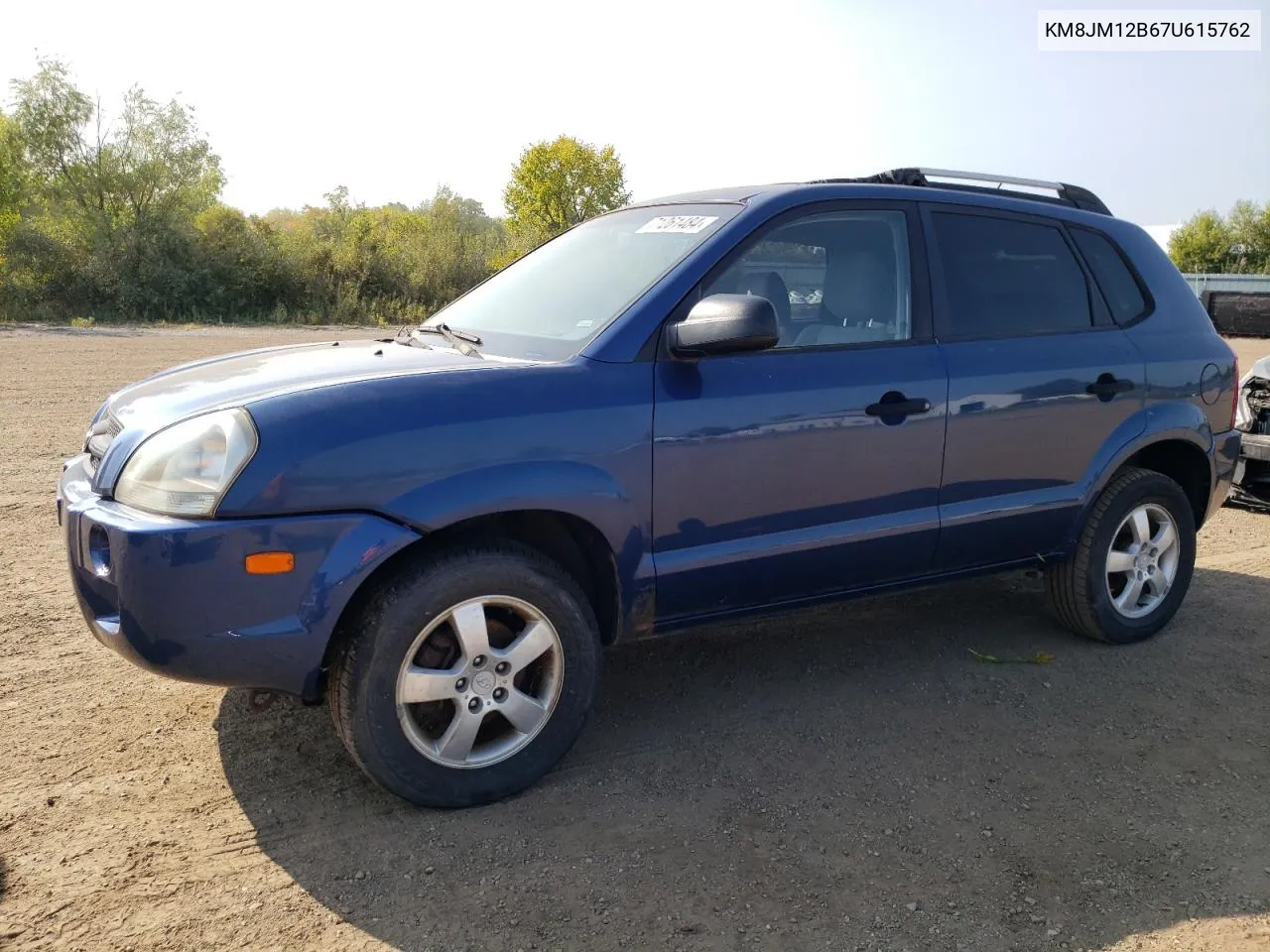 2007 Hyundai Tucson Gls VIN: KM8JM12B67U615762 Lot: 71261484