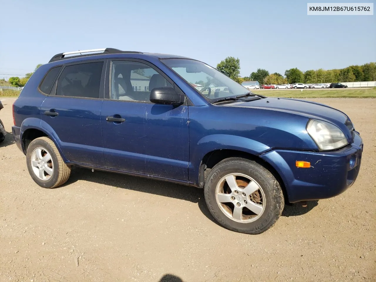 2007 Hyundai Tucson Gls VIN: KM8JM12B67U615762 Lot: 71261484