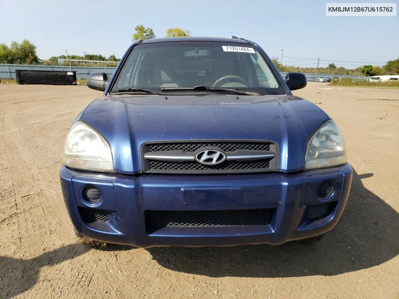 KM8JM12B67U615762 2007 Hyundai Tucson Gls