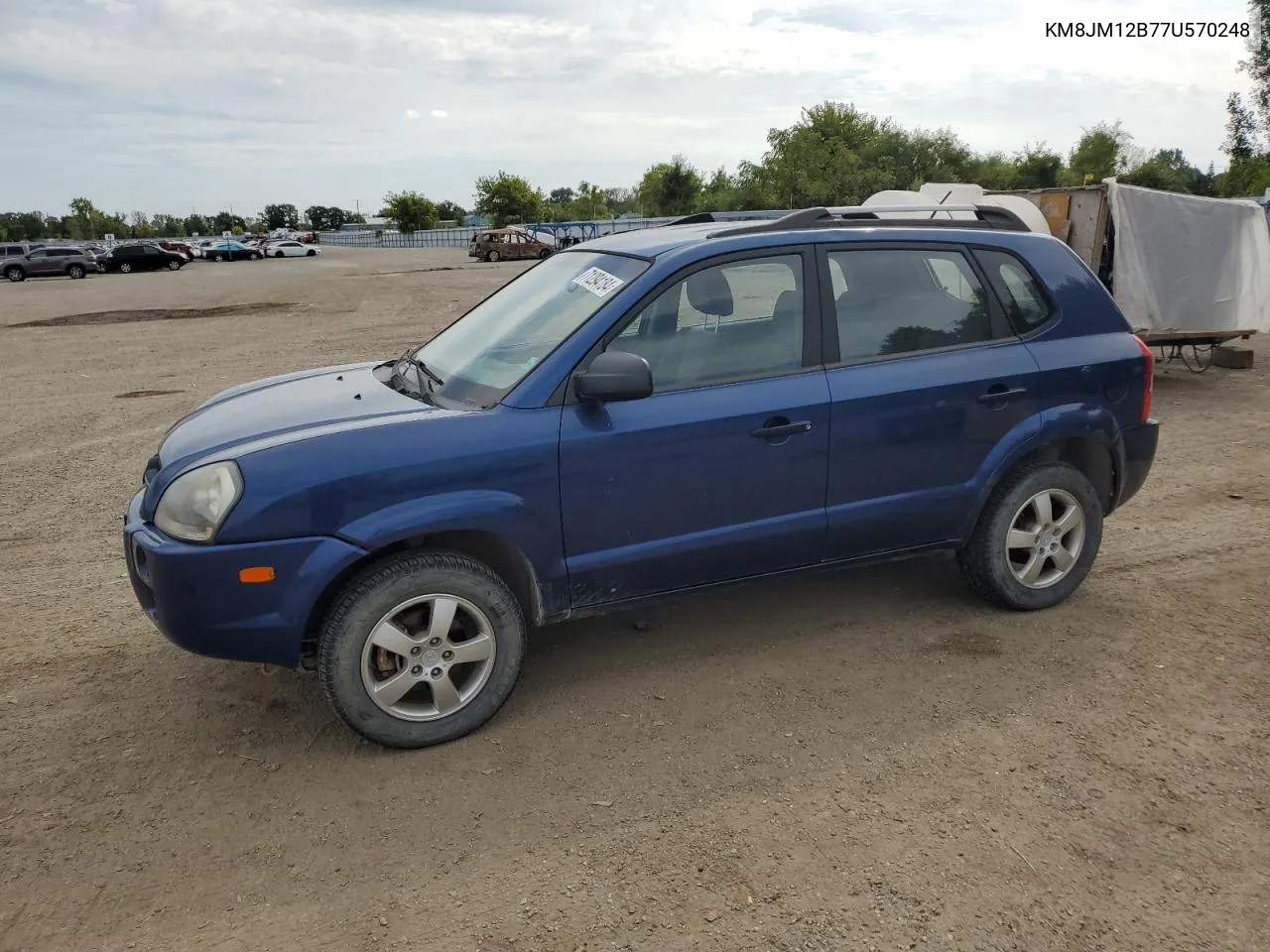 KM8JM12B77U570248 2007 Hyundai Tucson Gls