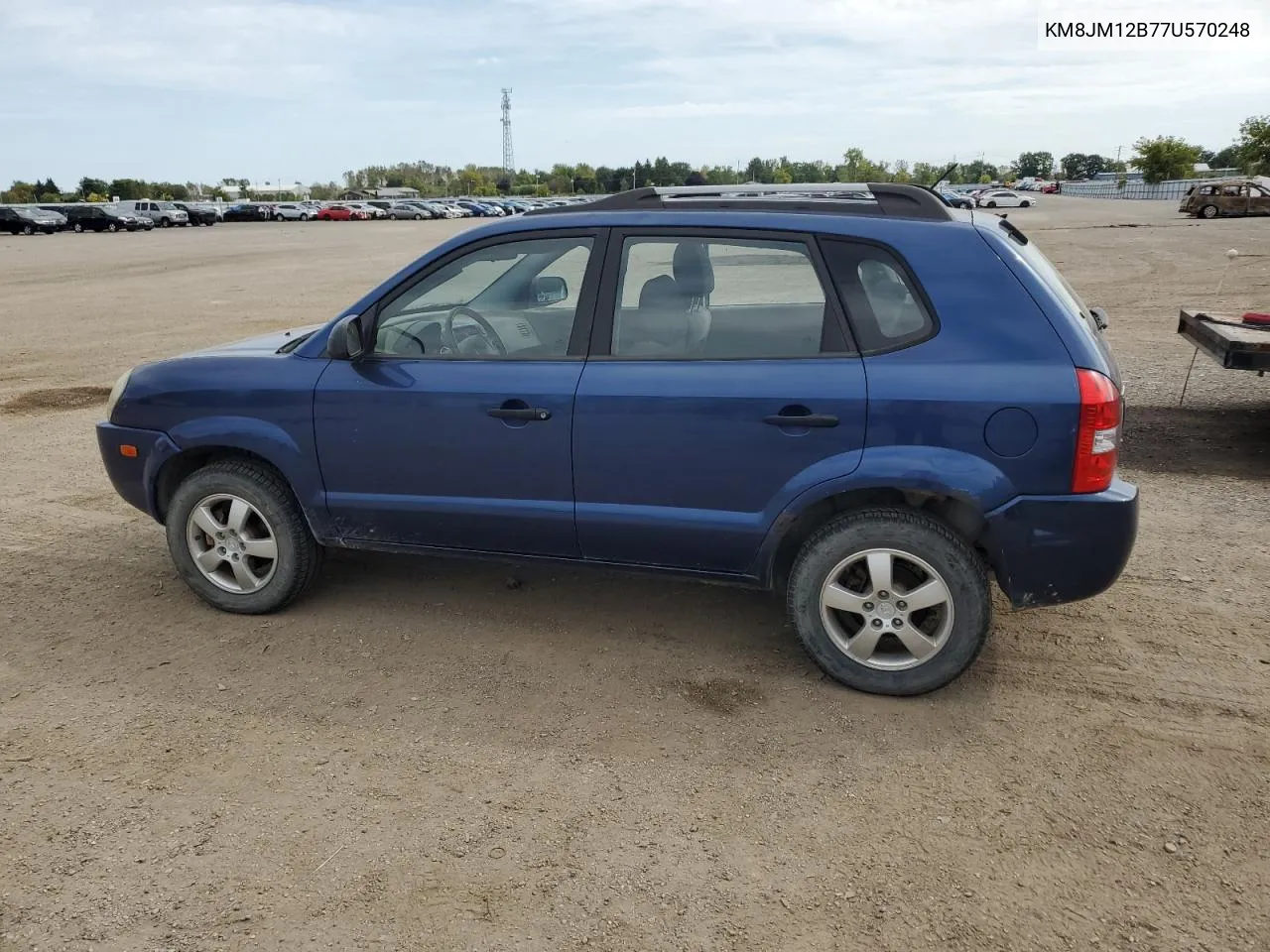 KM8JM12B77U570248 2007 Hyundai Tucson Gls