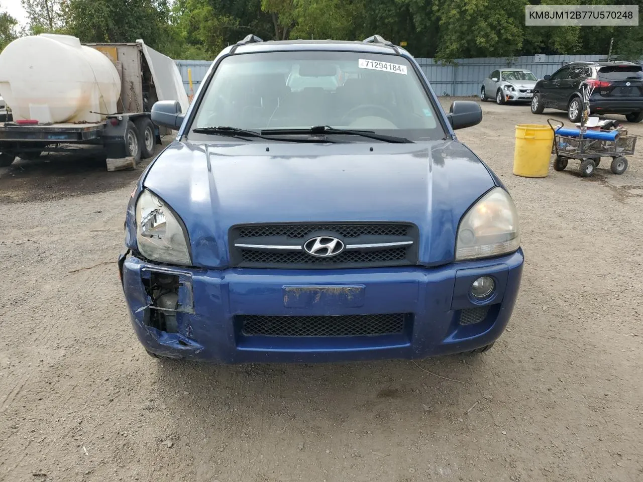 KM8JM12B77U570248 2007 Hyundai Tucson Gls