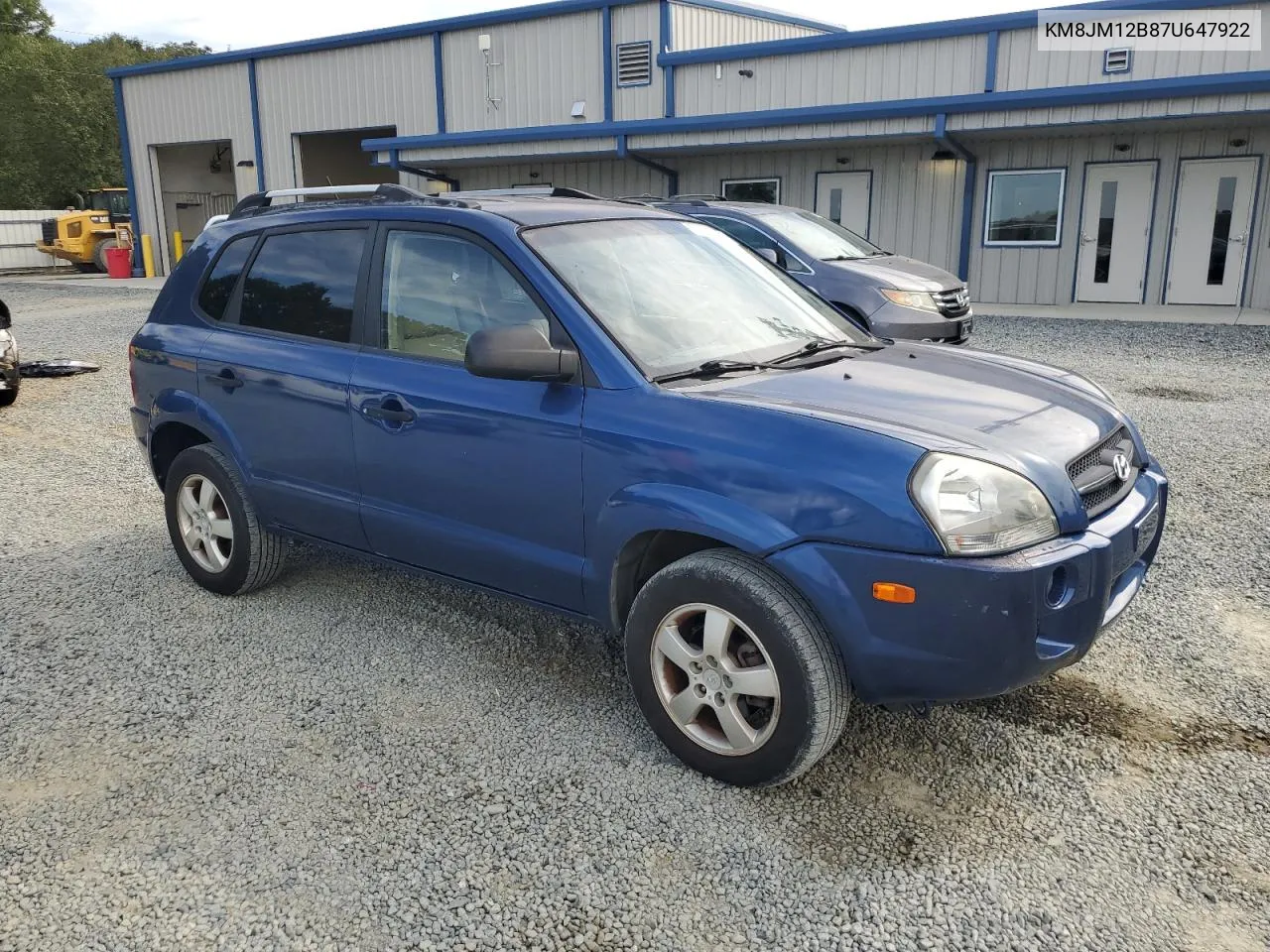 KM8JM12B87U647922 2007 Hyundai Tucson Gls