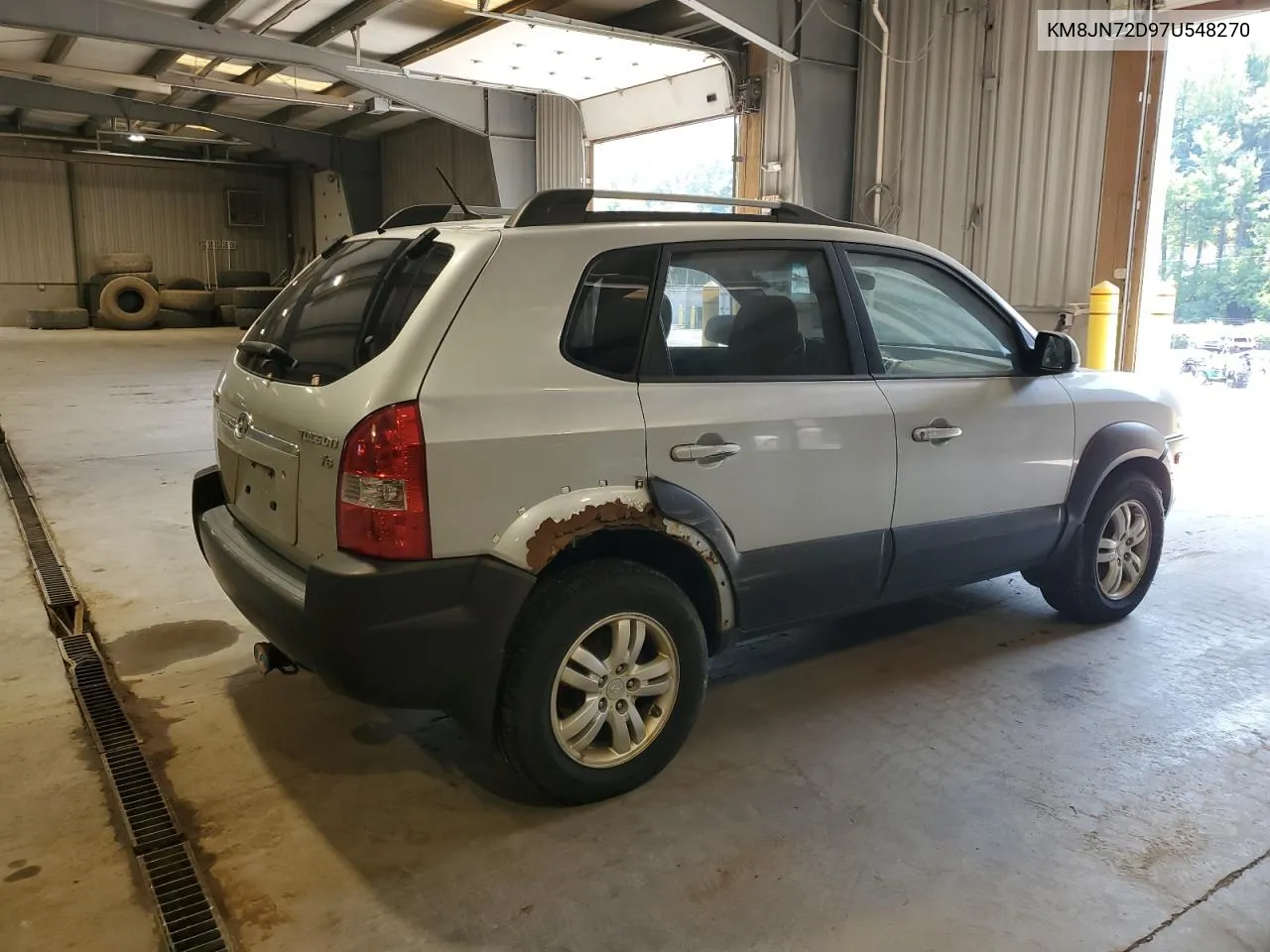 2007 Hyundai Tucson Se VIN: KM8JN72D97U548270 Lot: 71440044