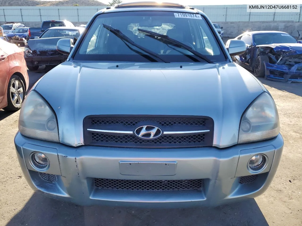 2007 Hyundai Tucson Se VIN: KM8JN12D47U668152 Lot: 71991074