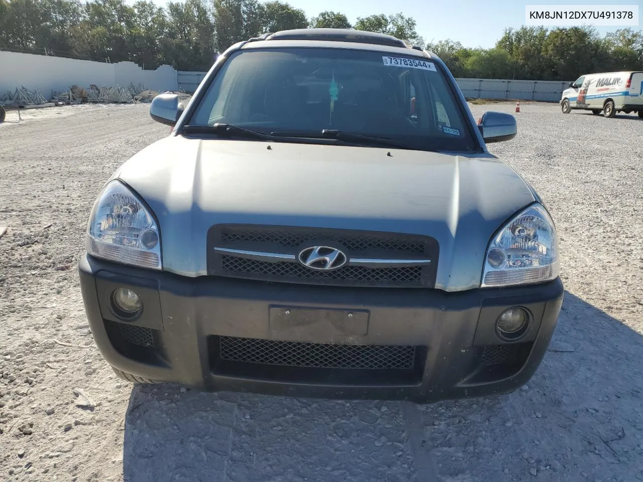 2007 Hyundai Tucson Se VIN: KM8JN12DX7U491378 Lot: 73783544