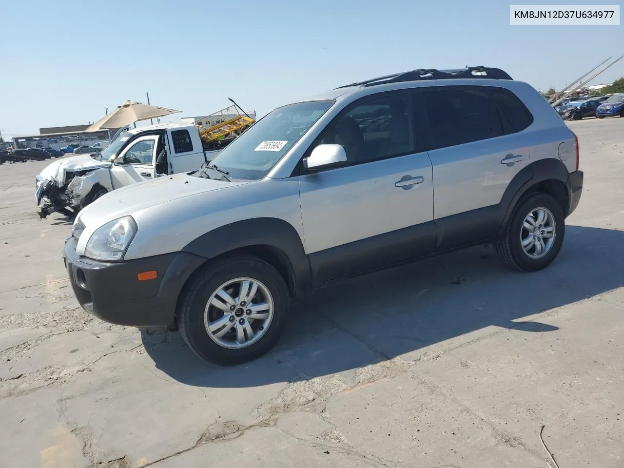 2007 Hyundai Tucson Se VIN: KM8JN12D37U634977 Lot: 73853984