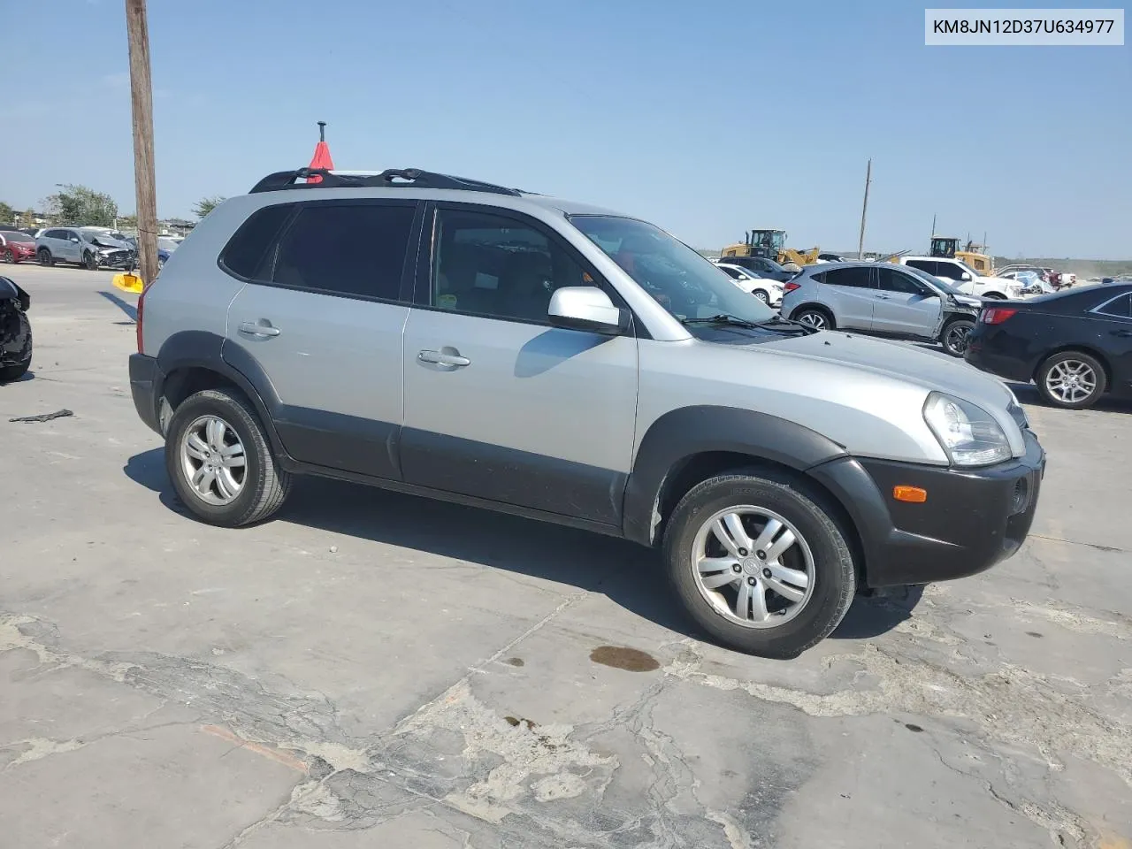 2007 Hyundai Tucson Se VIN: KM8JN12D37U634977 Lot: 73853984