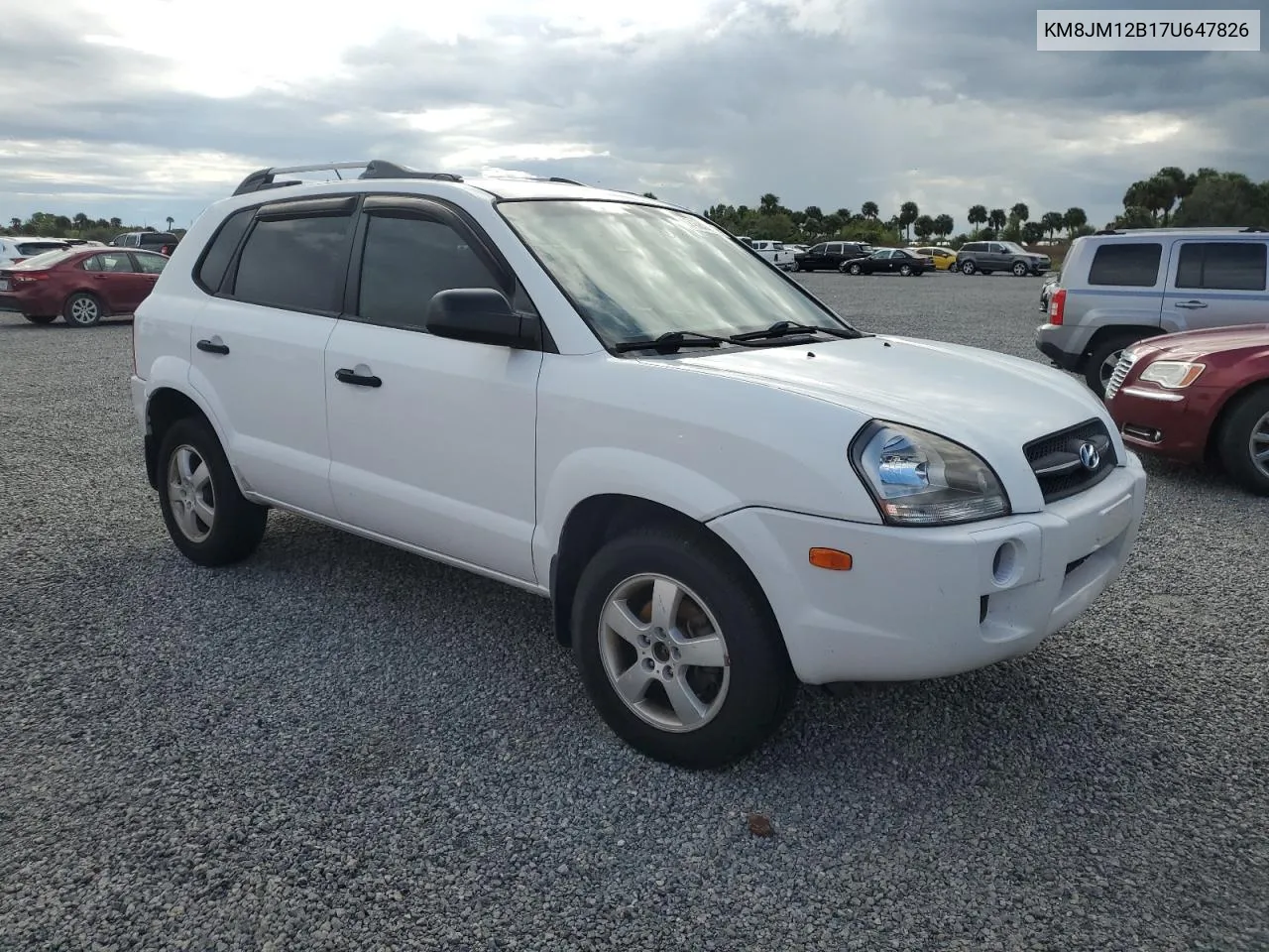 2007 Hyundai Tucson Gls VIN: KM8JM12B17U647826 Lot: 74586934