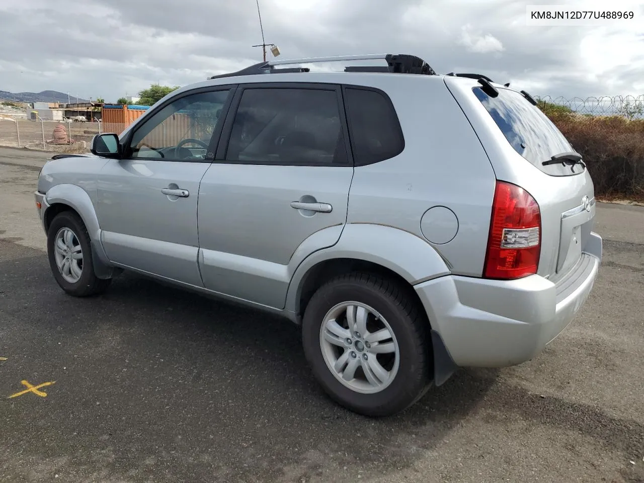 2007 Hyundai Tucson Se VIN: KM8JN12D77U488969 Lot: 74843654