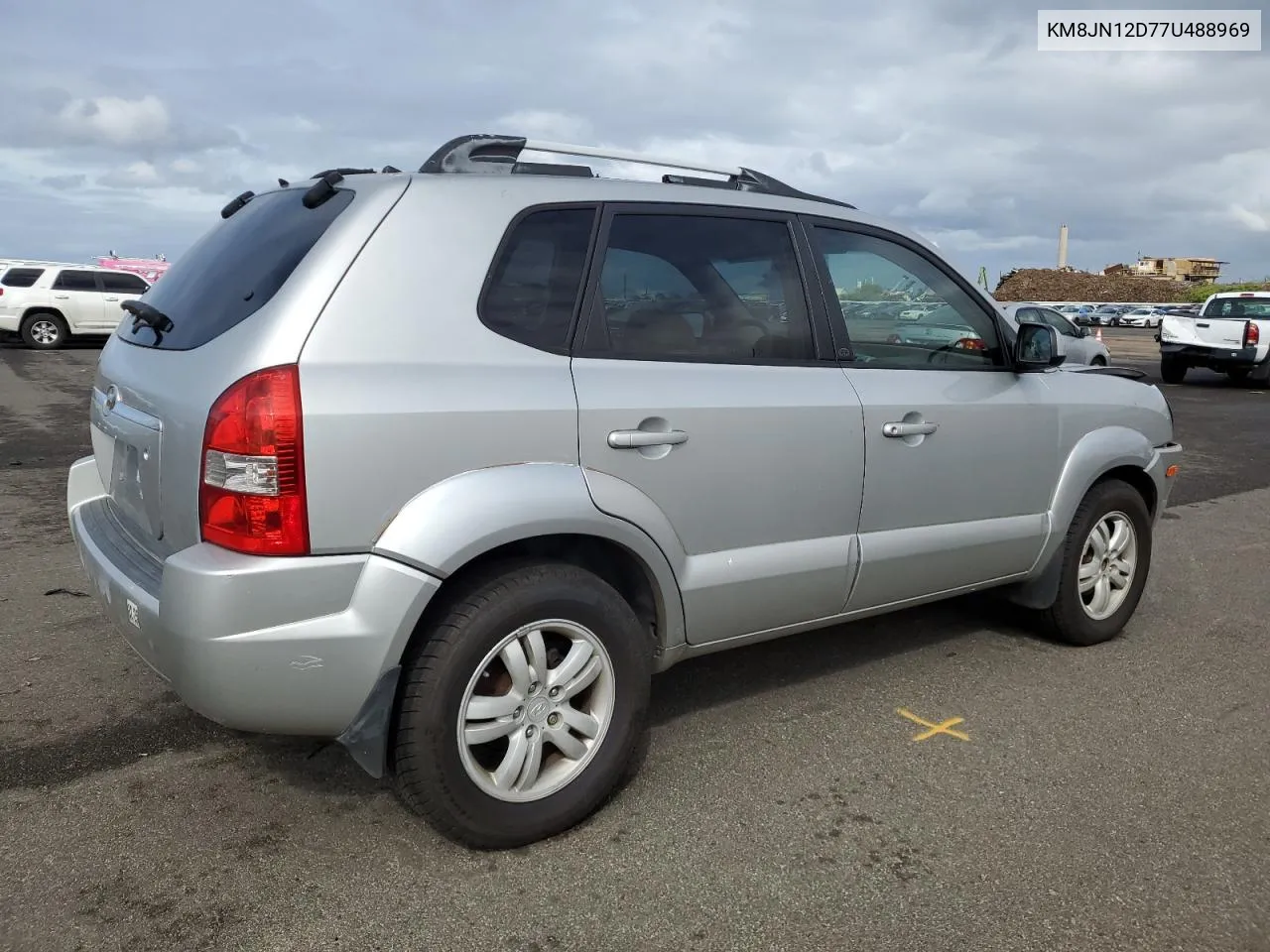 2007 Hyundai Tucson Se VIN: KM8JN12D77U488969 Lot: 74843654