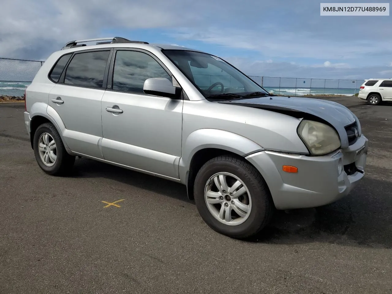 2007 Hyundai Tucson Se VIN: KM8JN12D77U488969 Lot: 74843654