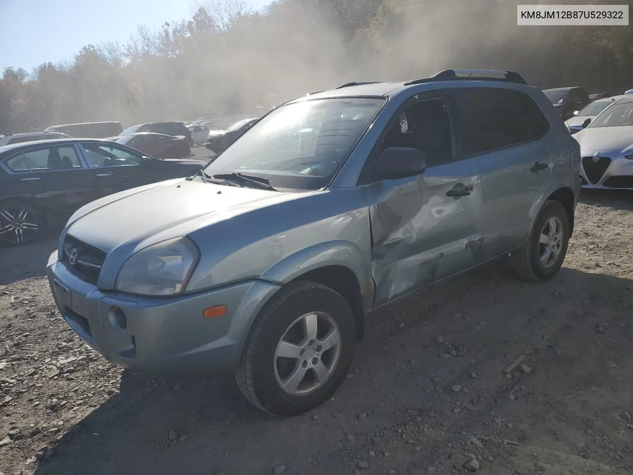 2007 Hyundai Tucson Gls VIN: KM8JM12B87U529322 Lot: 76936004